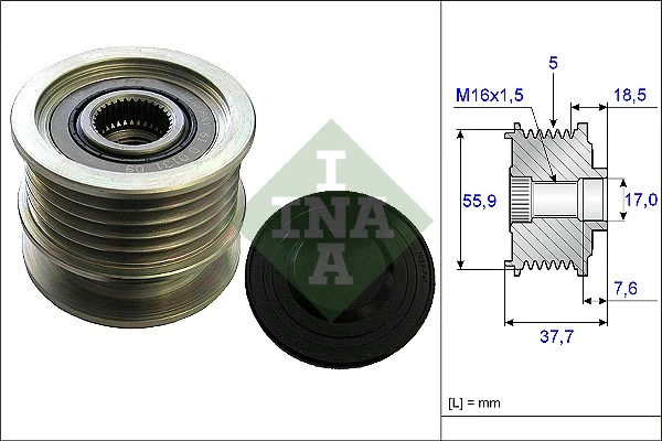 Alternator Freewheel Clutch